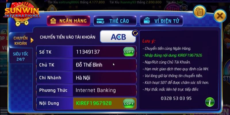 Lưu ý cần nhớ khi thực hiện nạp tiền tại cổng game 