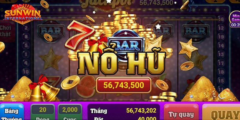 Trò chơi tài xỉu nổ hũ tại cổng game Sunwin 